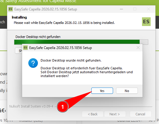 Docker Desktop not found